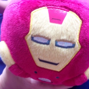 I couldn't find a nervous picture of me, so I thought I'd add a photo of the Iron Man Beanie Ball that my son just got. It helps me distract me from my trepidation.